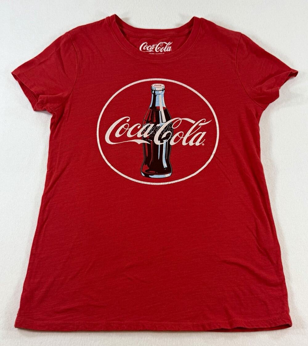 Lucky Brand Coca-Cola Women’s XS Red Graphic T-Shirt Bottle Logo 2019